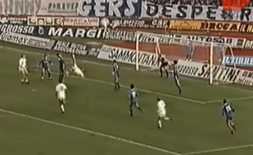 Al Castellani il gol da leggenda di Vialli. Ma nessuno (o quasi) riuscì a vederlo