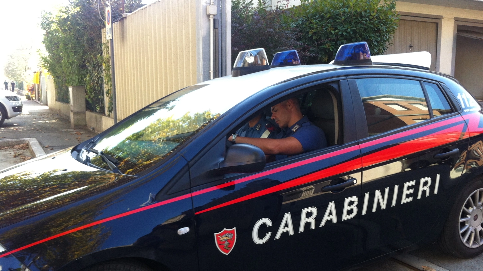 Intervenuti i carabinieri Intervenuti i carabinieri