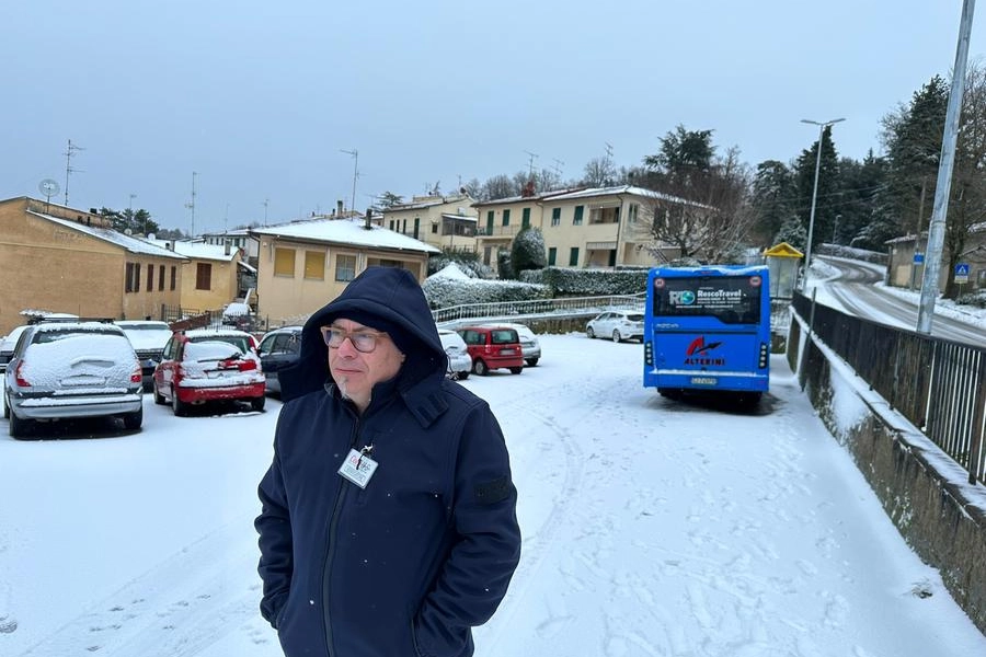 La neve a Pratolino, Vaglia (foto Germogli)
