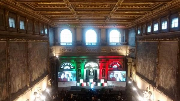 In Palazzo Vecchio gli Stati generali della lingua italiana (Foto Twitter)