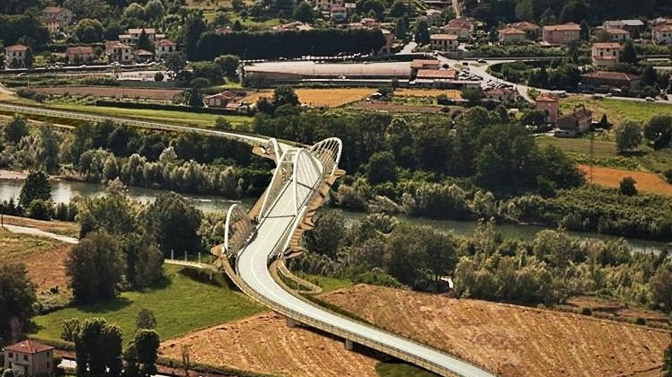 Ecco come sarà il nuovo Ponte sul Serchio i cui lavori partono a gennaio