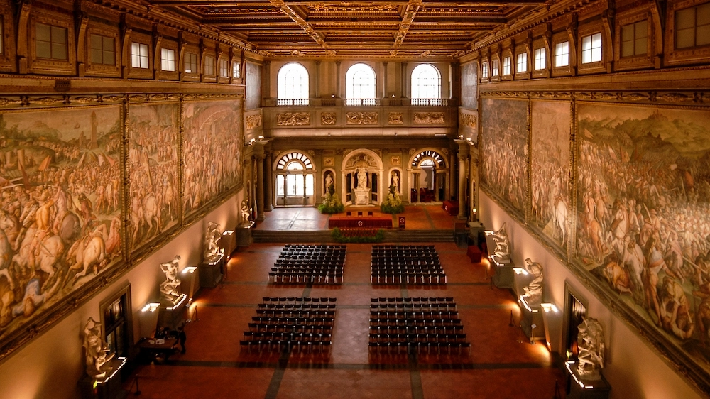 All'interno di Palazzo Vecchio