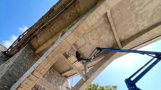 Lavori spediti al ponte Lombardini A fine luglio conclusa la prima parte Lavori spediti al ponte Lombardini A fine luglio conclusa la prima parte