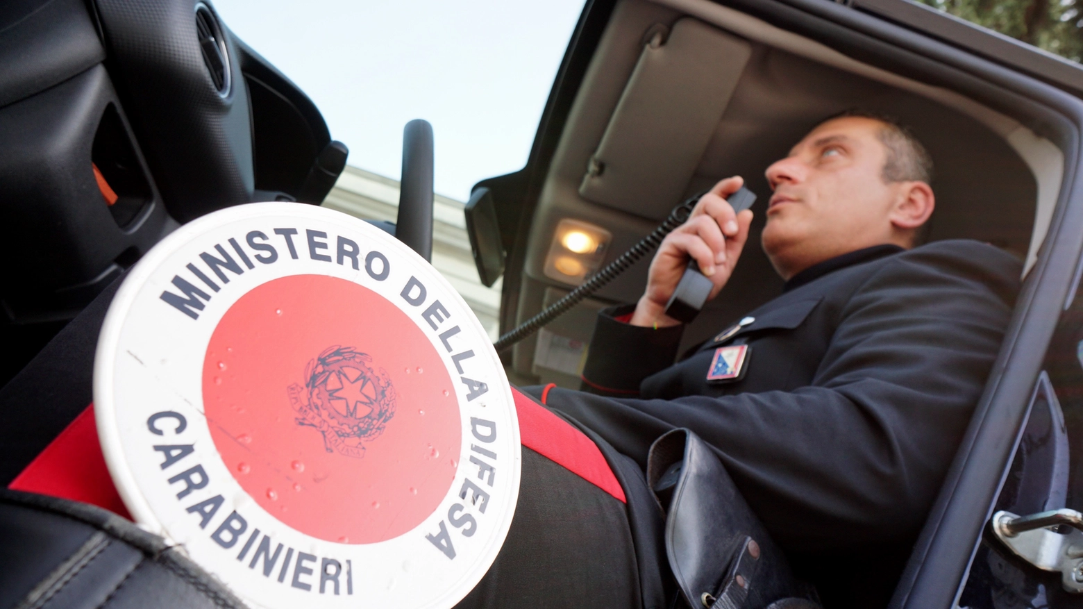 I carabinieri hanno inseguito e fermato i due ladri a bordo di un camion