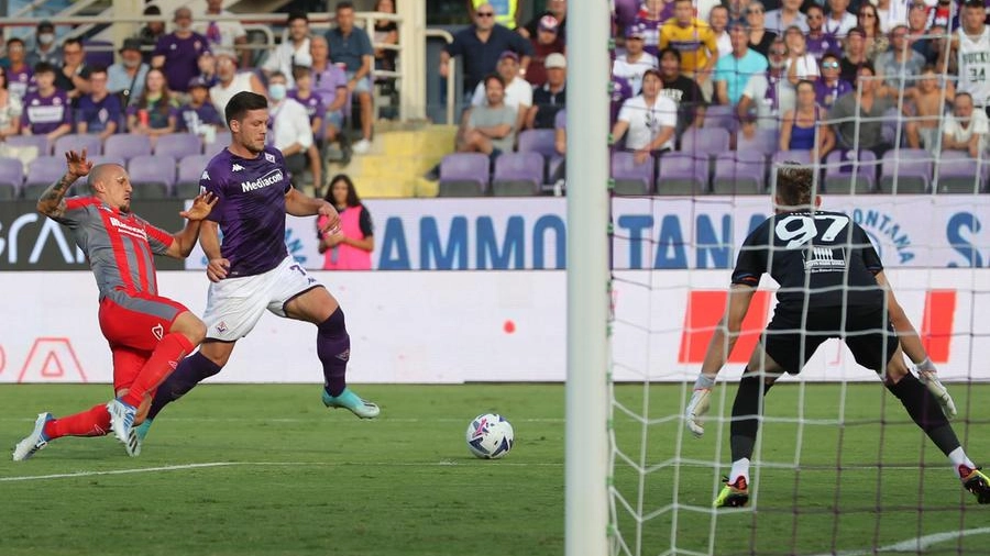 Fiorentina-Cremonese, il gol di Jovic (Liverani)