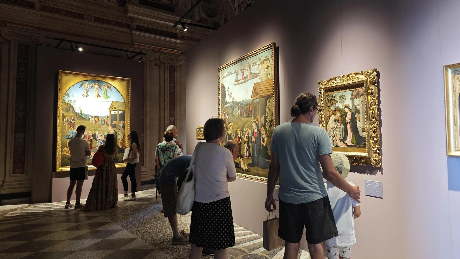 Lezioni ’live’ col Perugino Ora la grande mostra apre le porte alle scuole Lezioni ’live’ col Perugino Ora la grande mostra apre le porte alle scuole