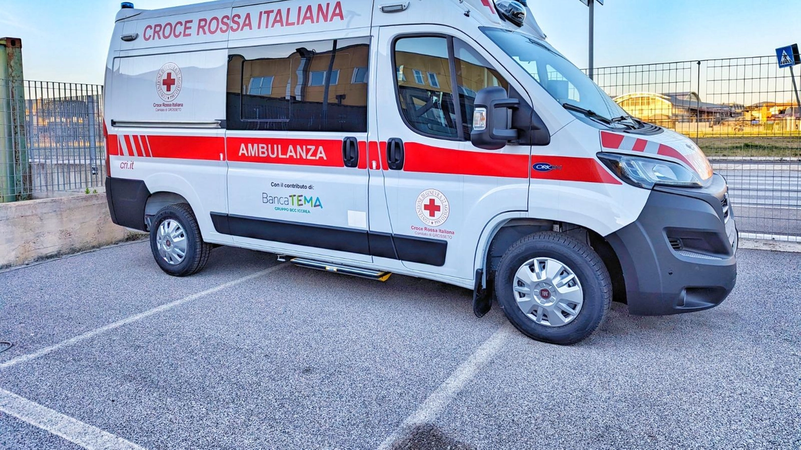 Cri, nuova ambulanza. Stamani presentazione in piazza del Duomo