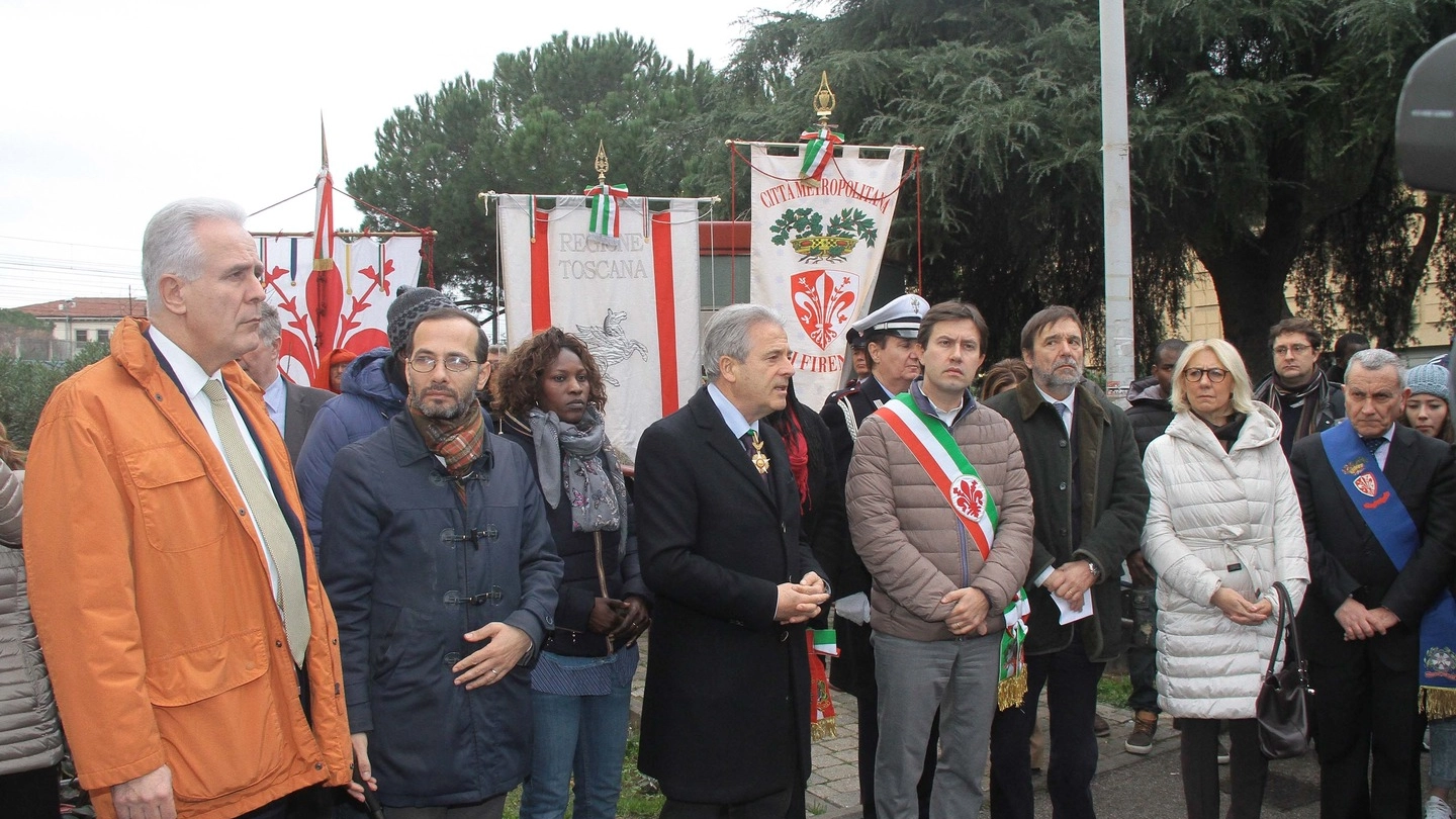 La cerimonia in ricordo delle vittime di piazza Dalmazia (Umberto Visintini/NewPressPhoto)