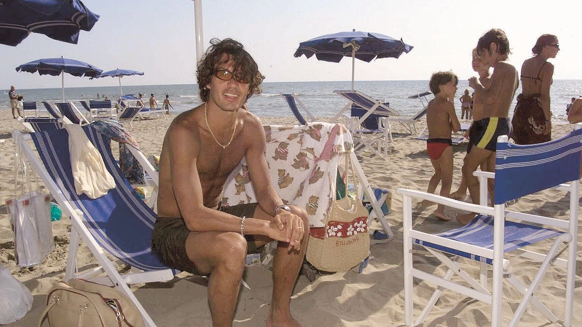Paolo Maldini al mare