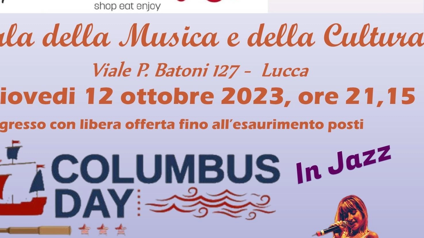 “Columbus Day“ nel segno del jazz e di Giangi Zucchini