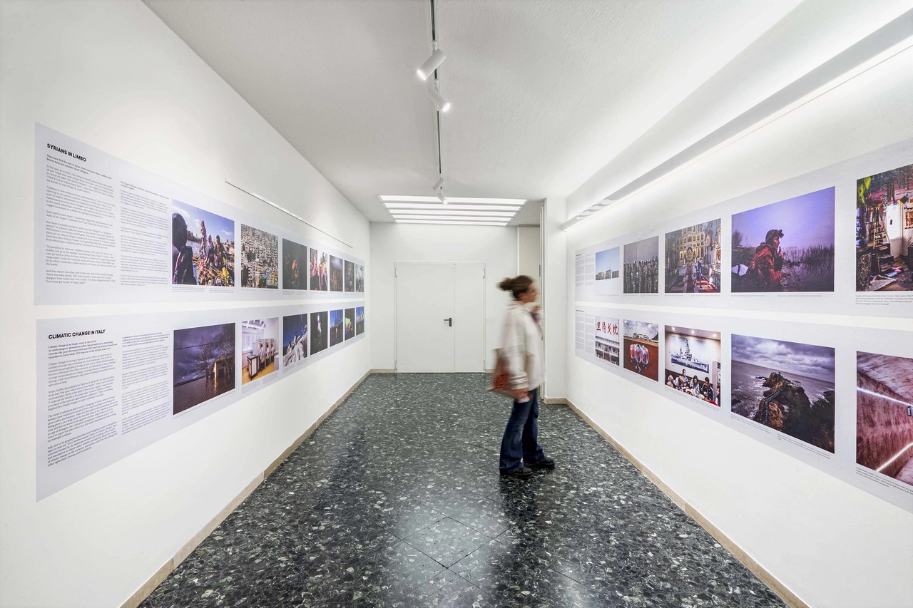 Uno scorcio della mostra