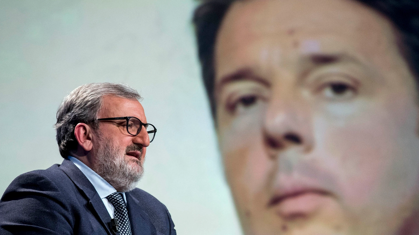 CANDIDATI Emiliano e Renzi corrono per le primarie del segretario nazionale