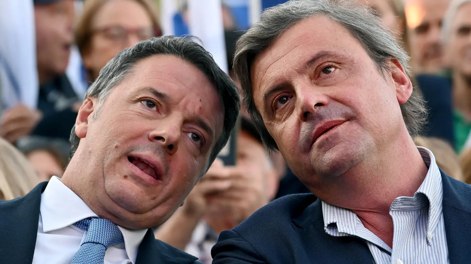 Matteo Renzi e Carlo Calenda (Ansa) Matteo Renzi e Carlo Calenda (Ansa)
