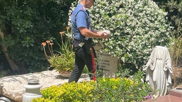 Raffica di furti sulle tombe. Spariscono arredi, vasi e fiori