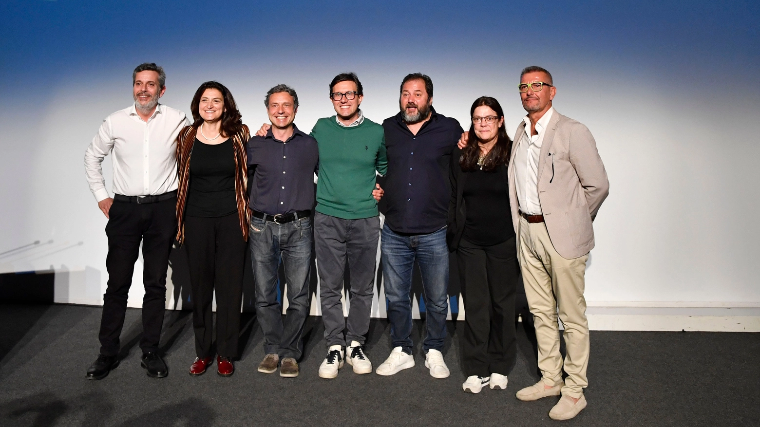 Il sindaco Dario Nardella e l'assessore Alessia Bettini con gli organizzatori Il sindaco Dario Nardella e l'assessore Alessia Bettini con gli organizzatori