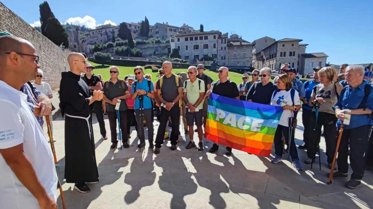A Rampini il ’Lupo di Gubbio’  E domani arrivano i pellegrini  del Sentiero Francescano