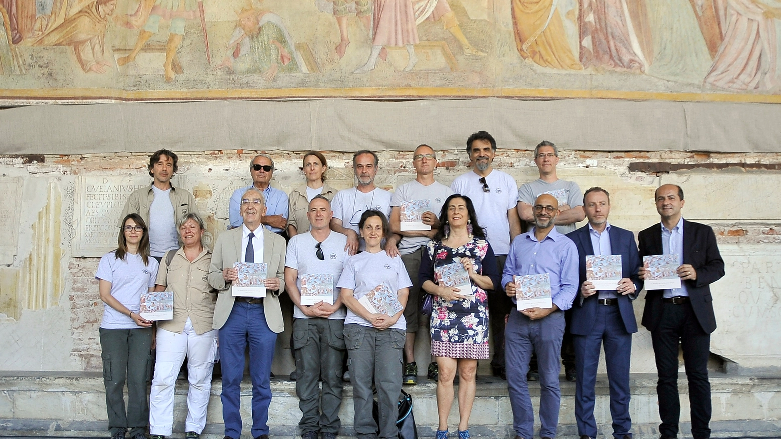 Alla presentazione del libro sugli affreschi del Camposanto di Pisa