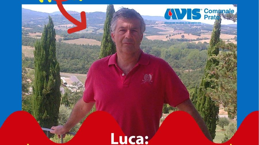 Luca Mori nella foto postata da Avis