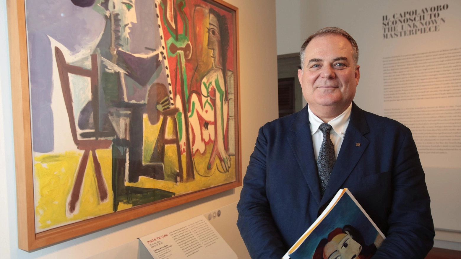 Eugenio Carmona il curatore della mostra "Picasso e la modernità spagnola" (New Press Photo)