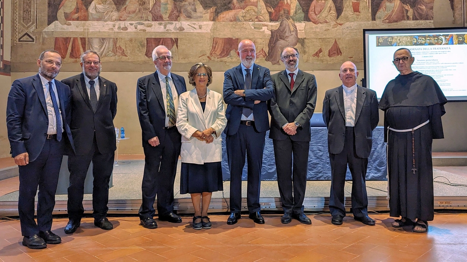 Alcuni dei protagonisti della Giornata della Fraternità che si è svolta in Santa Croce