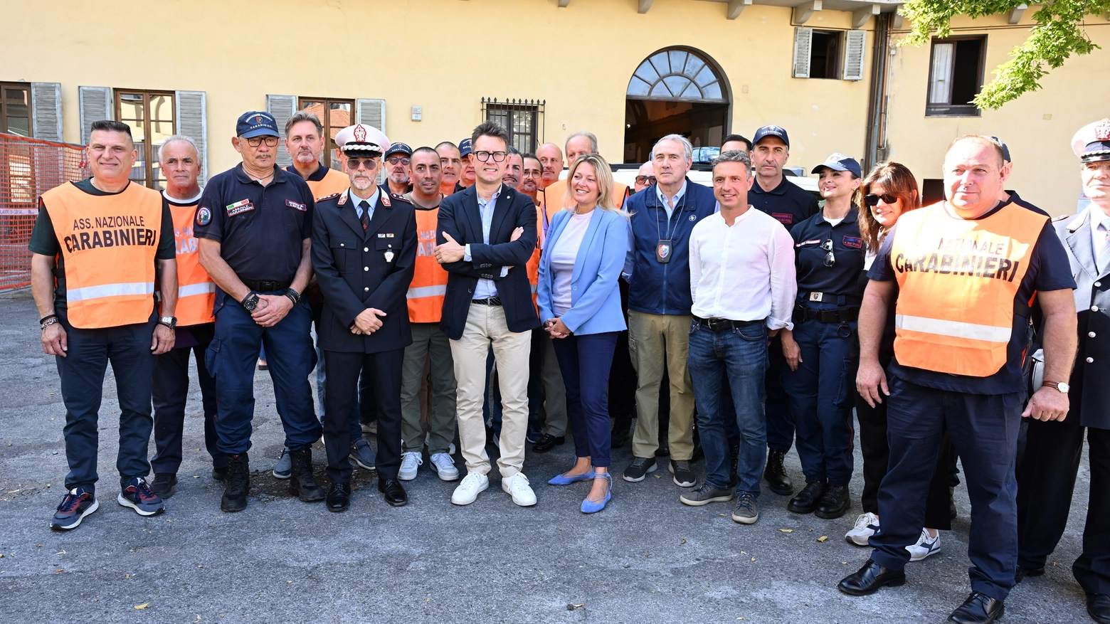 Il sindaco Dario Nardella e l'assessora alla sicurezza urbana Benedetta Albanese 