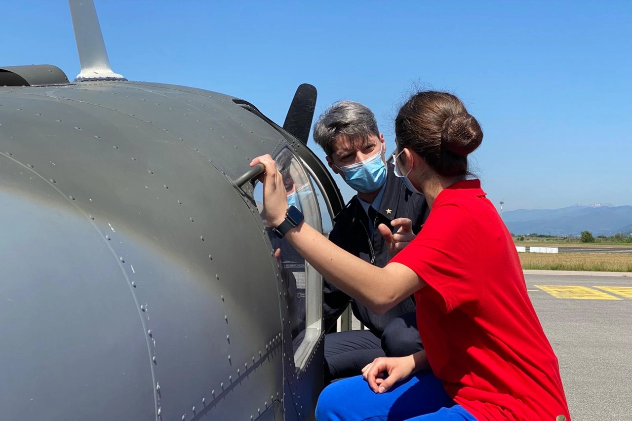 Il generale Urbano Floreani, comandante dell'Istituto di Scienze Militari Aeronautiche, in una delle precedenti edizioni (Foto Fabrizio Morviducci)