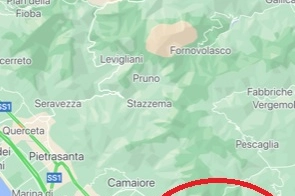 La localizzazione dell'incendio