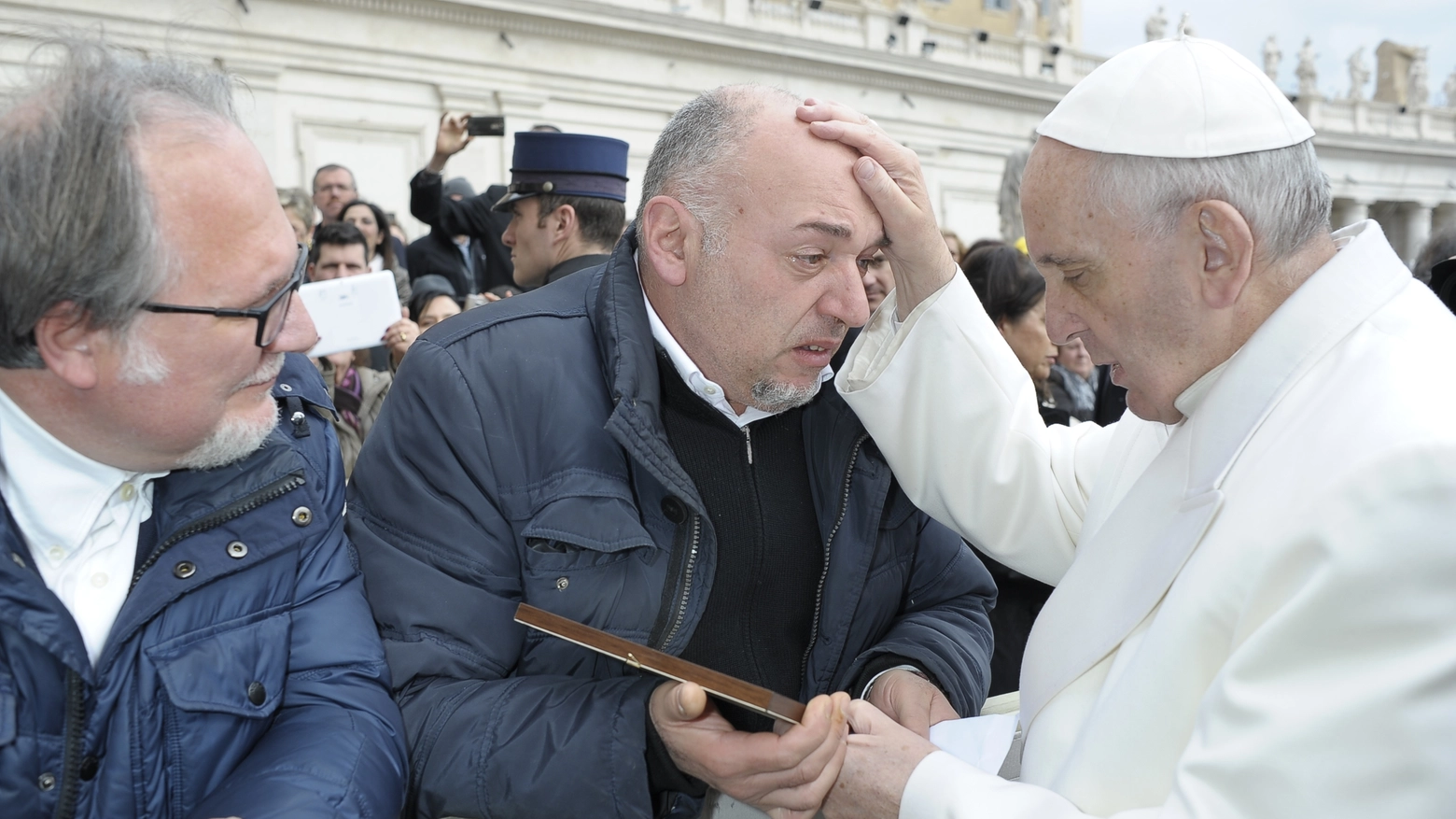 Luca Fiacchini incontra il Papa