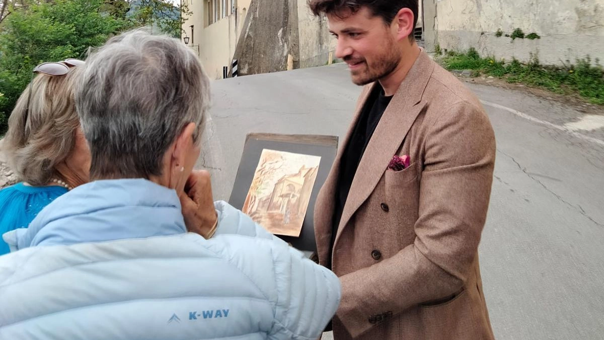"Il soldato che dipingeva la pace" Acquerelli e diario diventano un libro "Il soldato che dipingeva la pace" Acquerelli e diario diventano un libro