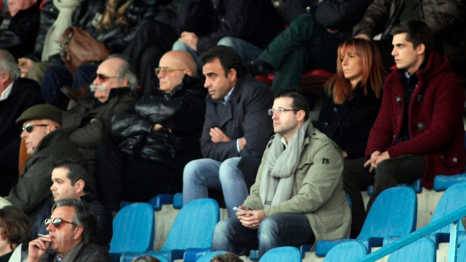 Giacomo Corsi durante in tribuna durante una partita dell'Empoli