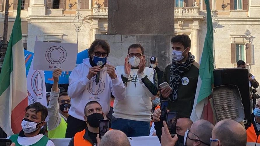 Protesta dei ristoratori a Roma 