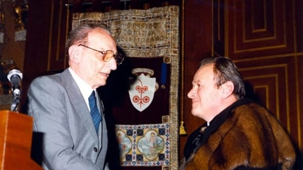 Marcello Cresti con Norberto Bobbio