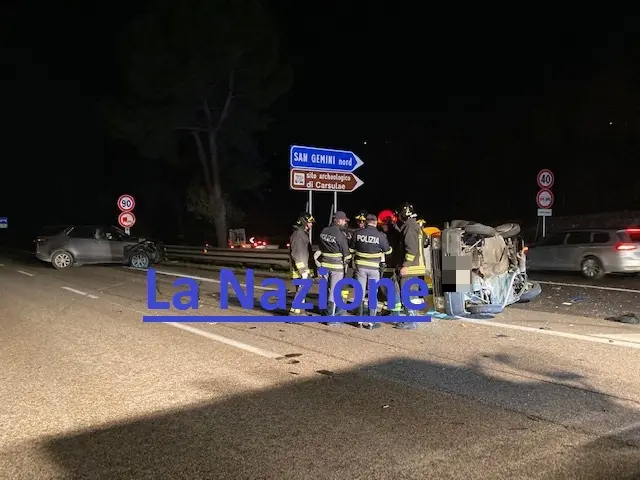 Terribile schianto sulla E45, un morto