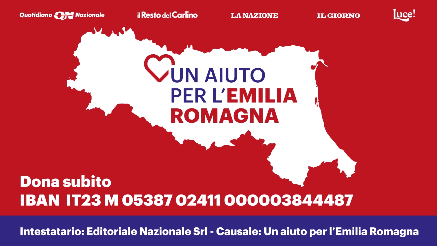 Un aiuto per l'Emilia-Romagna