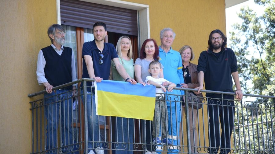 L'arrivo a Montevarchi dei profughi ucraini