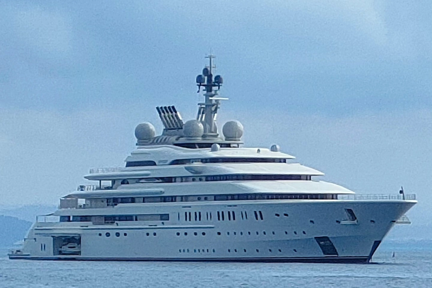Megayacht spotted in Argentario