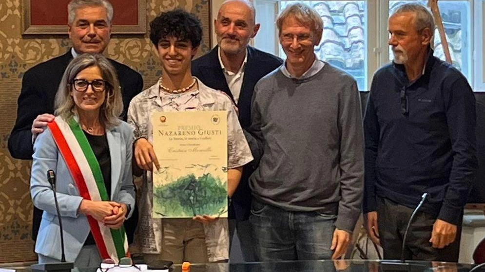 Cristian trionfa al concorso nazionale  Tavola-fumetto dal risvolto sociale