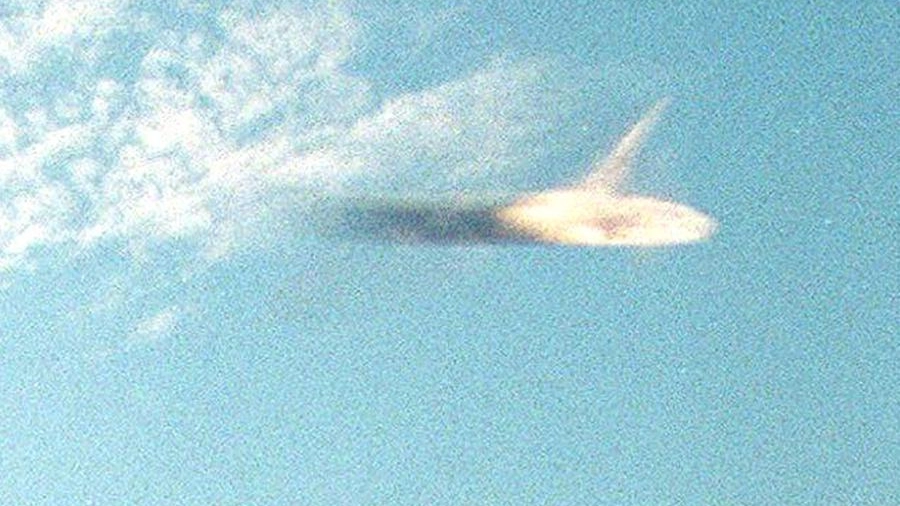 Una delle tante immagini che si trovano su internet per dimostrare gli avvistamenti di ufo