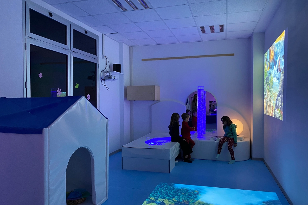 Alla scuola dell’infanzia Santa Maria a Coverciano c’è l’aula Snoezelen