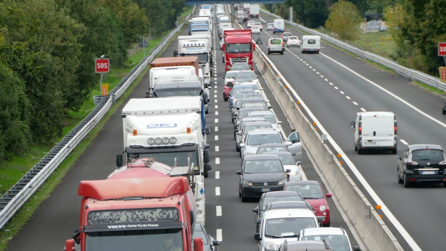 Incidente in autostrada A1 (foto di repertorio) Incidente in autostrada A1 (foto di repertorio)