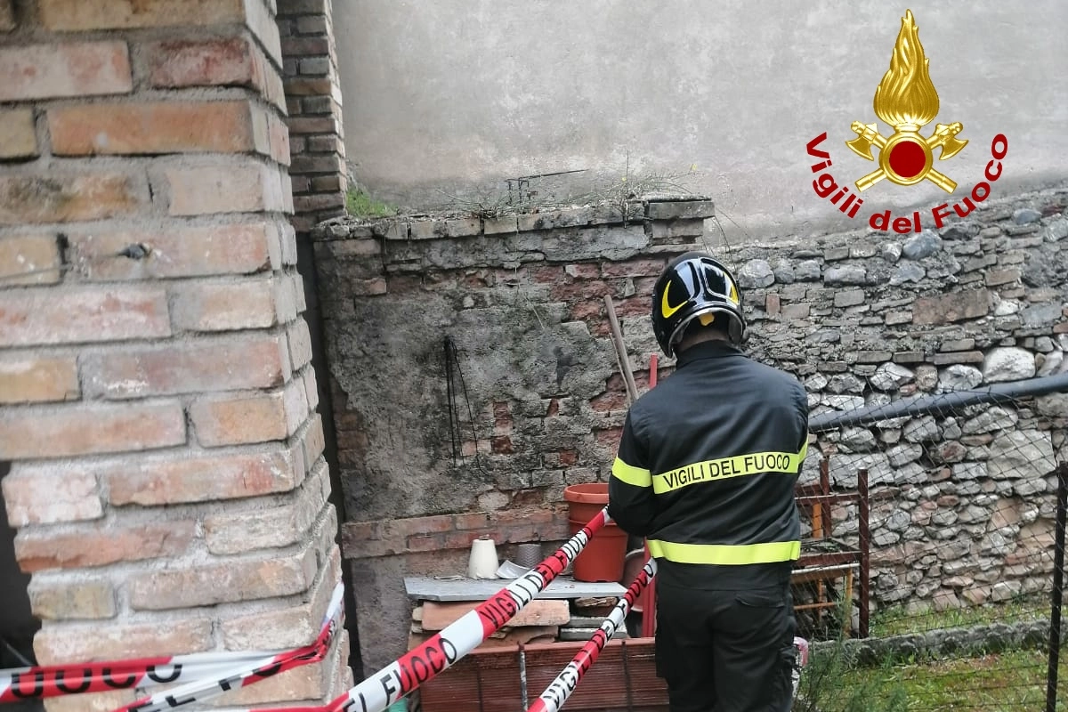Il pozzo transennato