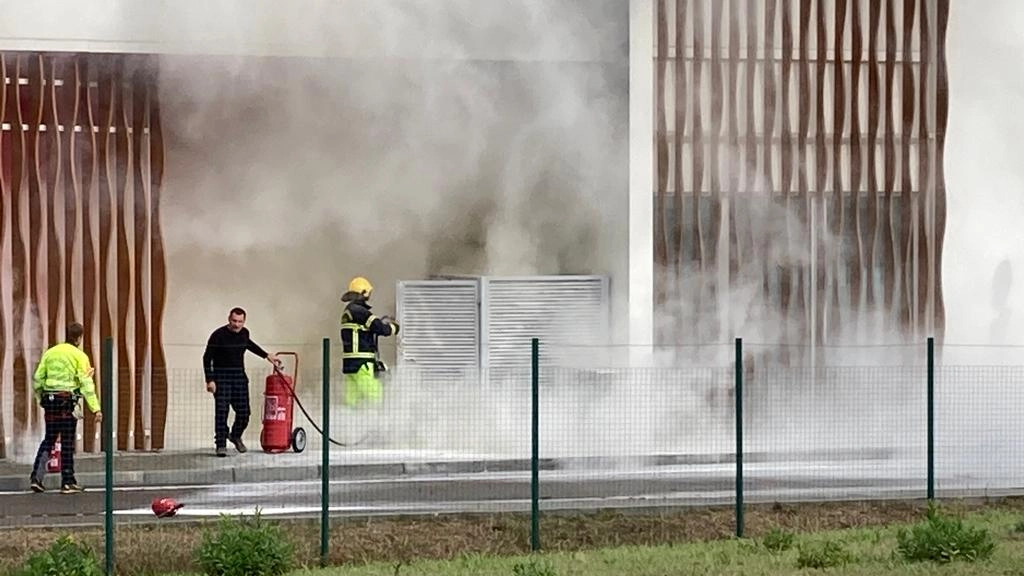 L'incendio a Ponte a Niccheri L'incendio a Ponte a Niccheri