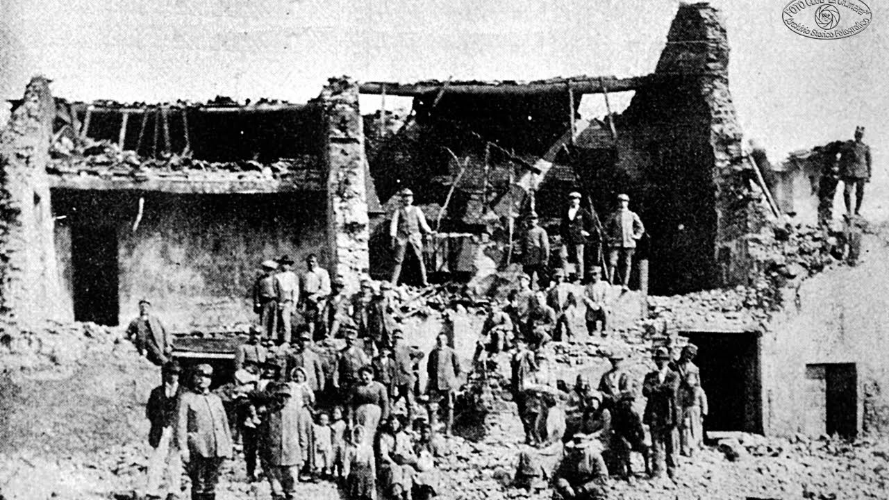 Il terremoto a Monterchi del 1917