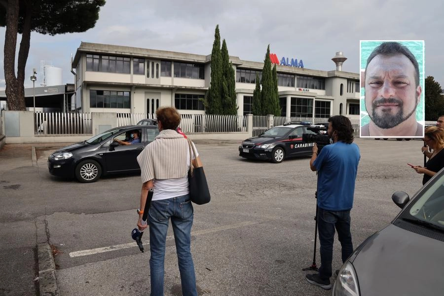 L'azienda (Fotocronache Germogli) e, nel riquadro, Giuseppe Siino
