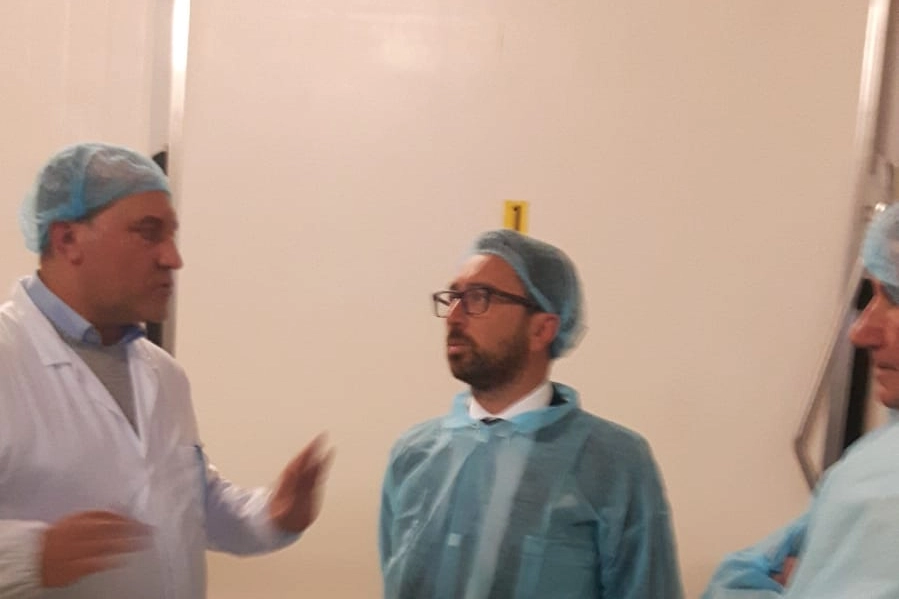 Il ministro Alfonso Bonafede in visita al Forteto