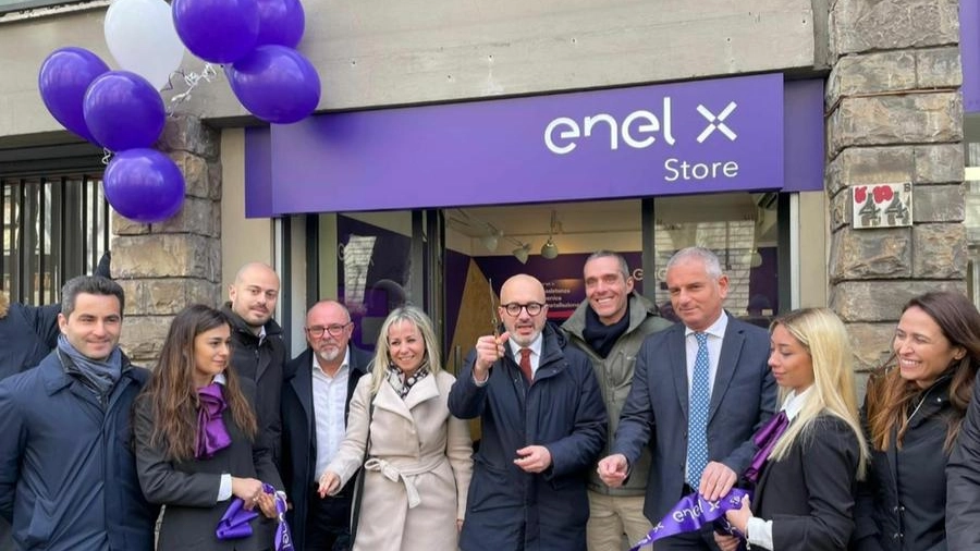 L'inaugurazione sell'Enel X Store di Firenze 