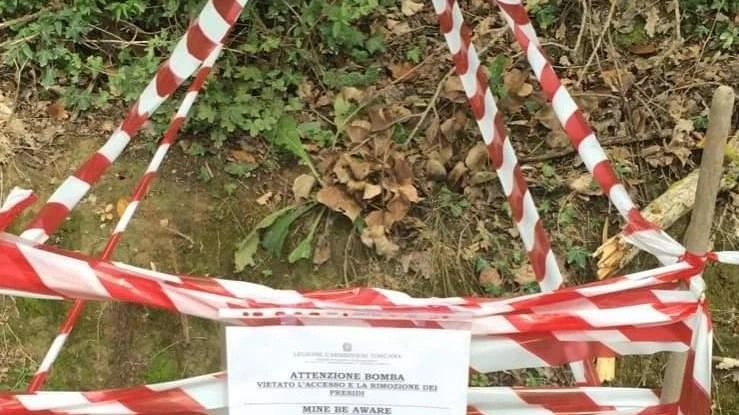 
Trovato proiettile di mortaio a Montepulciano: area sequestrata