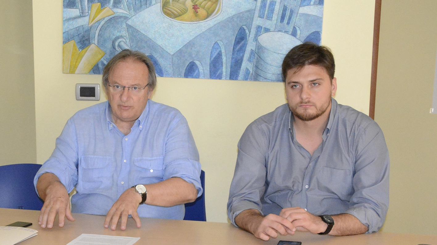 Fabrizio Boldrini e Giacomo Termine, direttore e presidente di Coeso Sds