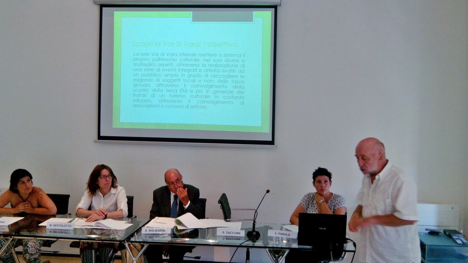 La conferenza di presentazione con Lavagnino, Bertolotto, Balbarini, Parola e Zaccone