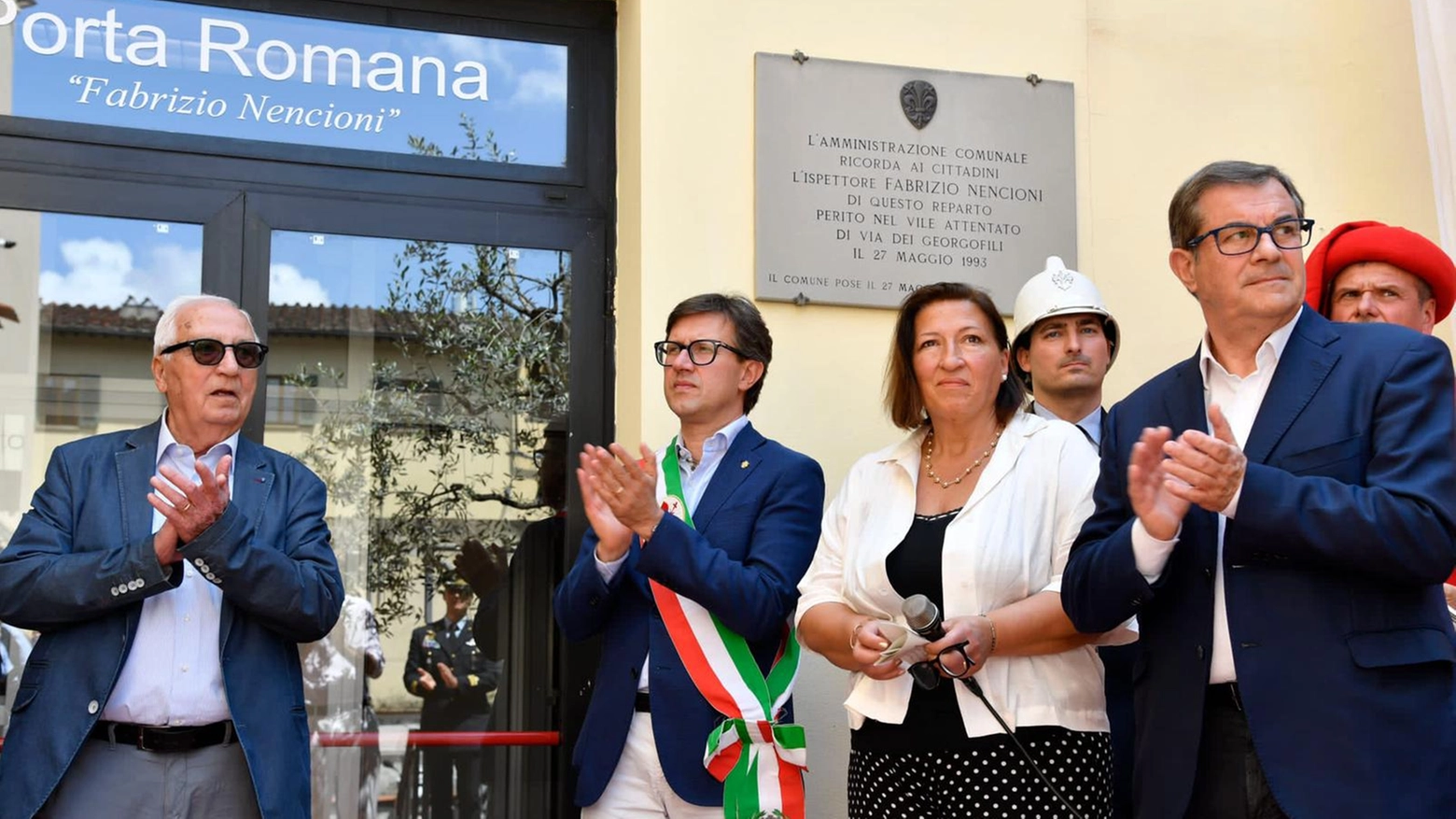 La cerimonia di intitolazione La cerimonia di intitolazione